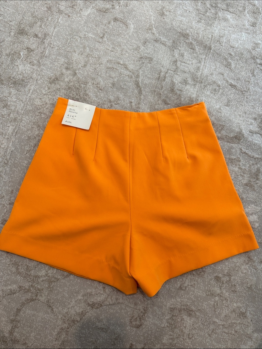 a new day Bright Orange High-Waist Tailored Shorts